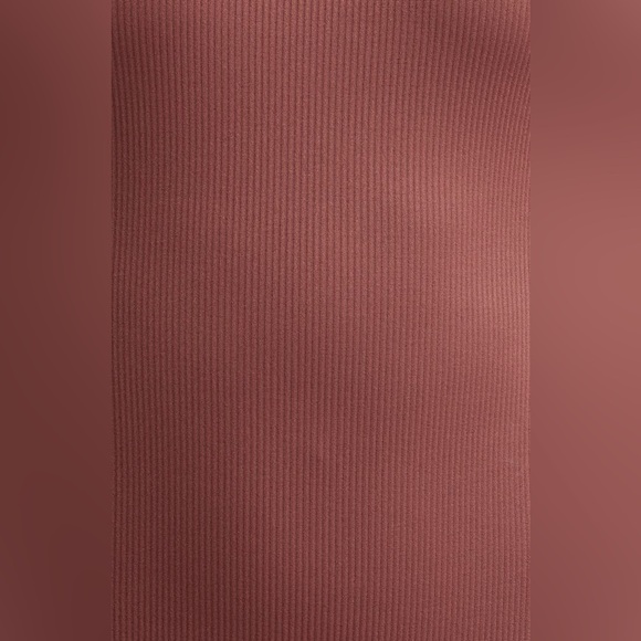 Bp Bodysuit Ribbed Brown Topaz Short Sleeve Snap Bottom Closure Small - Picture 2 of 5